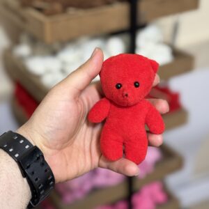 🧸 خرس تکی عروسکی | مناسب برای ساخت باکس هدیه در خانه