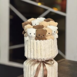 باکس خرسی6تا 19تایی سفید کرم