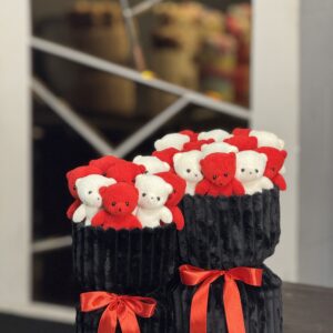 پک خرسی قرمز،سفید 6تا19تایی مدل love box