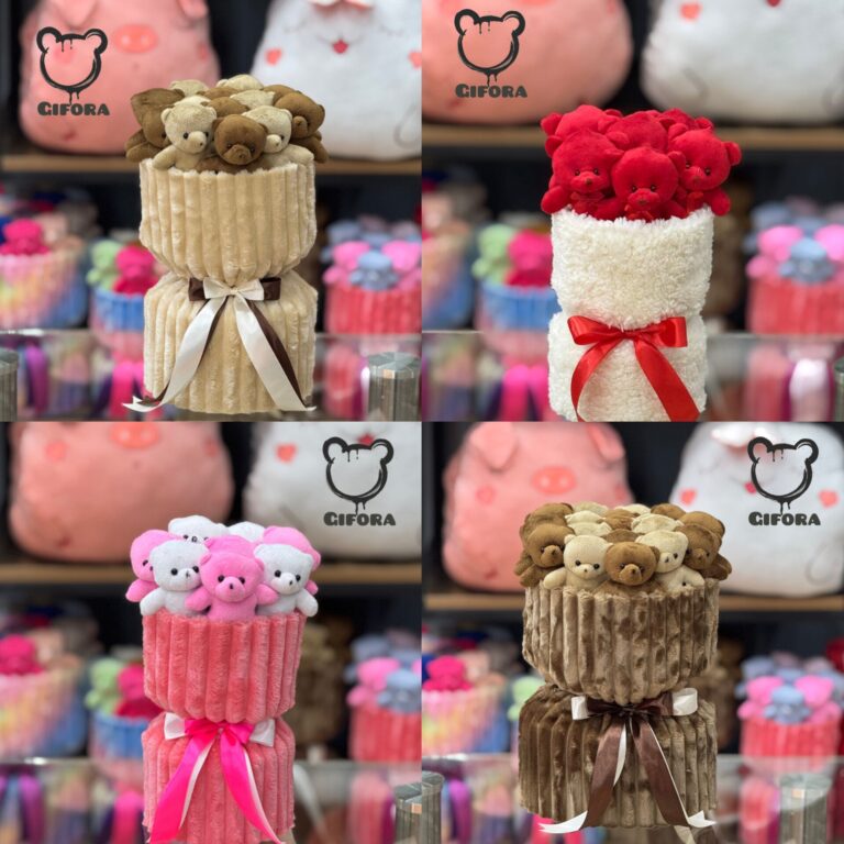 🎁 بوکت های ترند عروسکی، عروسک های تدی و خرسی💝